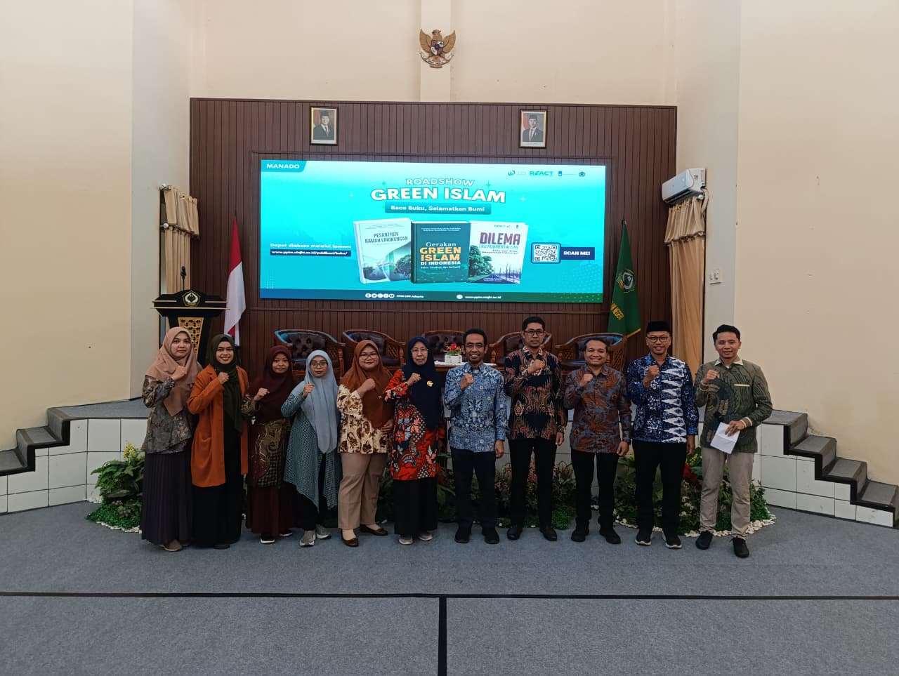 PPIM UIN Jakarta datangi FUAD IAIN Manado dengan semangat Sosialisasikan Gerakan “GREEN ISLAM”