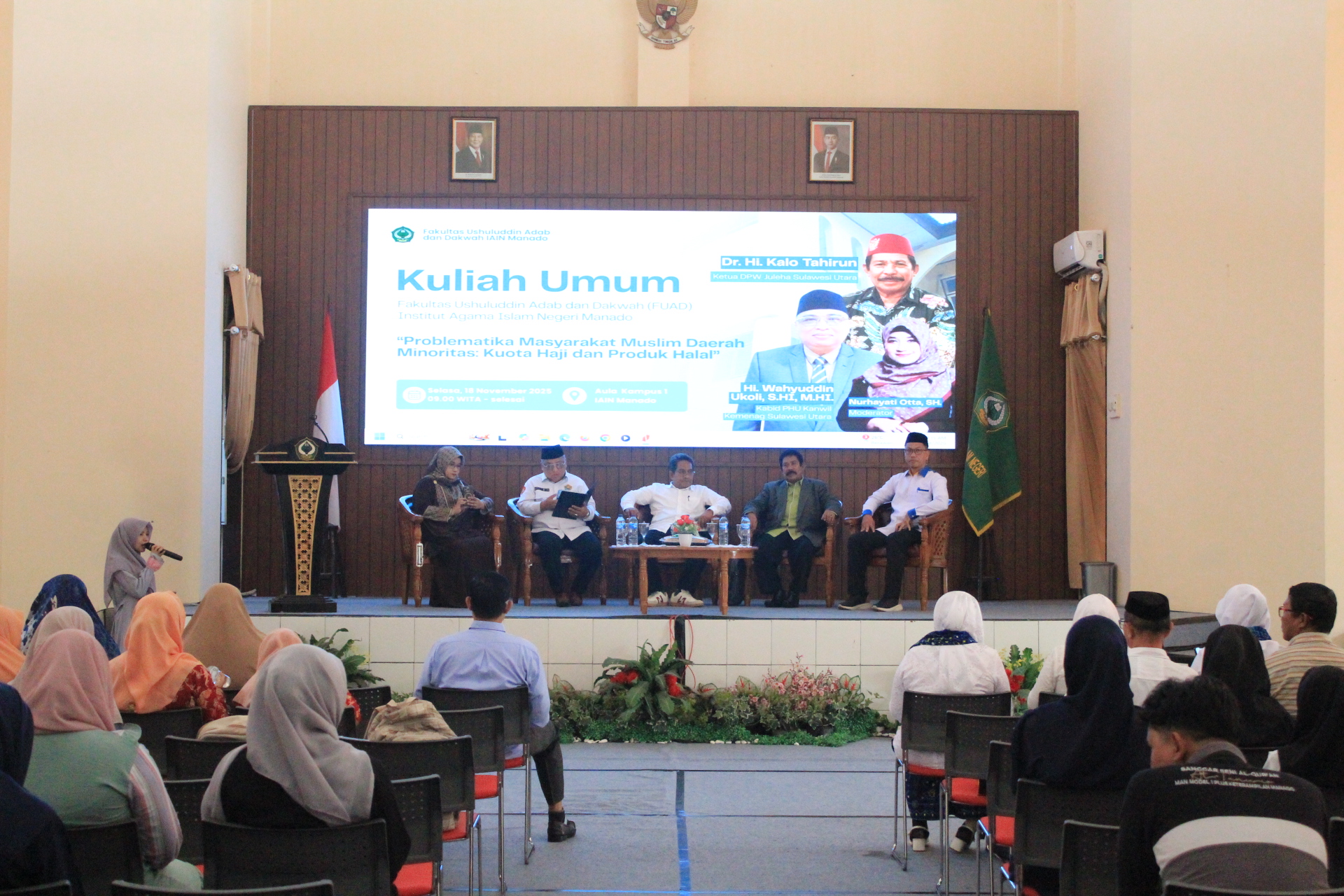 Kuliah Umum FUAD Bahas Kebijakan Baru Kuota Haji dan Produk Halal